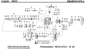 画像1: 【アブ純正お取り寄せパーツ：納期1ヶ月】Revo STX-L　製品コード：1122220