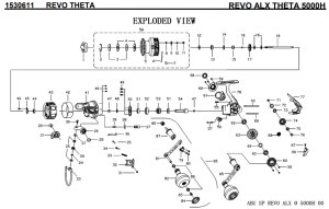 画像1: 【アブ純正お取り寄せパーツ：納期1ヶ月】REVO ALX THETA 5000H　製品コード：1530611