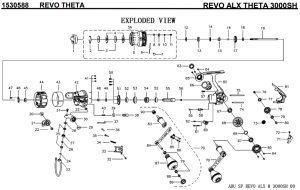 画像1: 【アブ純正お取り寄せパーツ：納期1ヶ月】REVO ALX THETA 3000SH　製品コード：1530588