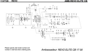 画像1: 【アブ純正お取り寄せパーツ：納期1ヶ月】Revo ELITE CB　製品コード：1137729
