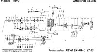 【アブ純正お取り寄せパーツ：納期1ヶ月】Revo SX-LHS　製品コード：1128821