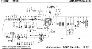 画像1: 【アブ純正お取り寄せパーツ：納期1ヶ月】Revo SX-LHS　製品コード：1128821