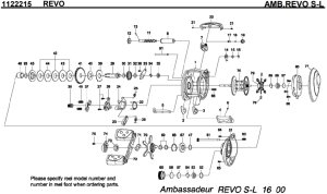 画像1: 【アブ純正お取り寄せパーツ：納期1ヶ月】Revo S-L　製品コード：1122215