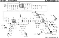 【アブ純正お取り寄せパーツ：納期1ヶ月】Superior 2500SH　製品コード：1500957