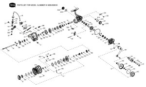画像1: 【アブ純正お取り寄せパーツ：納期1ヶ月】SLAMMER IV 4500HS　製品コード：1545763