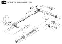 【アブ純正お取り寄せパーツ：納期1ヶ月】SLAMMER IV 7500　製品コード：1545768