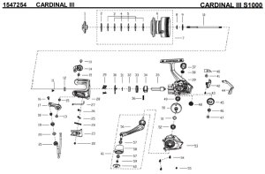 画像1: 【アブ純正お取り寄せパーツ：納期1ヶ月】CARDINAL III S 1000　製品コード：1547254