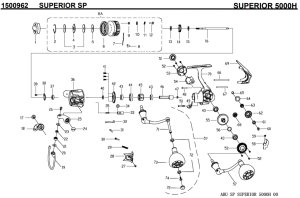 画像1: 【アブ純正お取り寄せパーツ：納期1ヶ月】Superior 5000H　製品コード：1500962