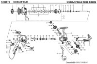【アブ純正お取り寄せパーツ：納期1ヶ月】OCEANFIELD 5000S　製品コード：1395570