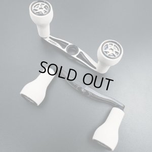 画像1: 【DRT VARIAL】VARIAL CALFORM CUSTOM ver. REEL HANDLE 95mm, 100mm #WHITE x BLACK