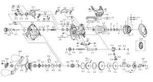 画像1: 【ダイワ純正お取り寄せパーツ：納期1ヶ月】26ティエラ IC 150HL-DH　製品コード：00631059