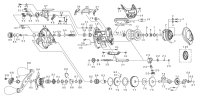 【ダイワ純正お取り寄せパーツ：納期1ヶ月】26ティエラ IC 150L-DH　製品コード：00631055