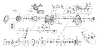 【ダイワ純正お取り寄せパーツ：納期1ヶ月】26ティエラ IC 150-DH　製品コード：00631054