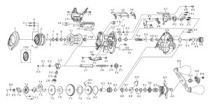 画像1: 【ダイワ純正お取り寄せパーツ：納期1ヶ月】26ティエラ IC 150-DH　製品コード：00631054