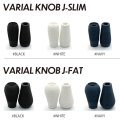 【DRT VARIAL】VARIAL KNOB J-SLIM & J-FAT【中サイズ送料】※ノブ2個入り