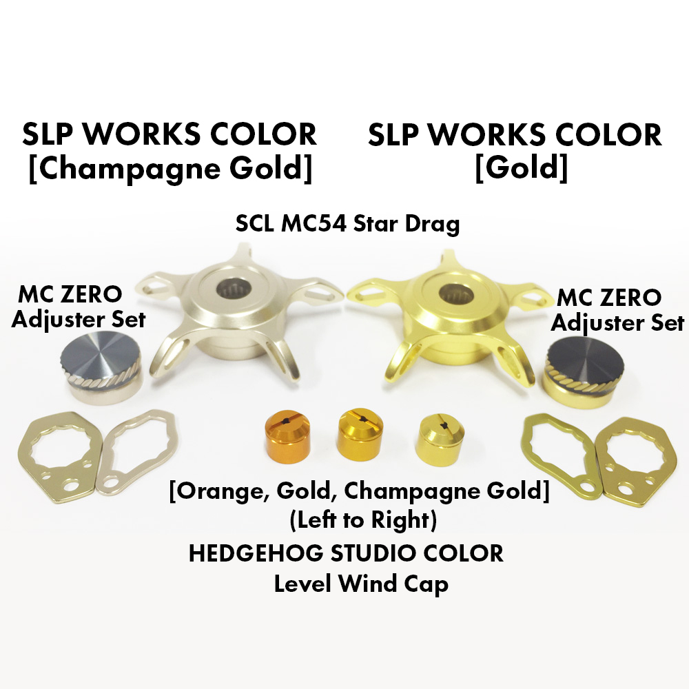Daiwa SLP Works SLPW Custom Parts Kit for Bait Reel, Orange