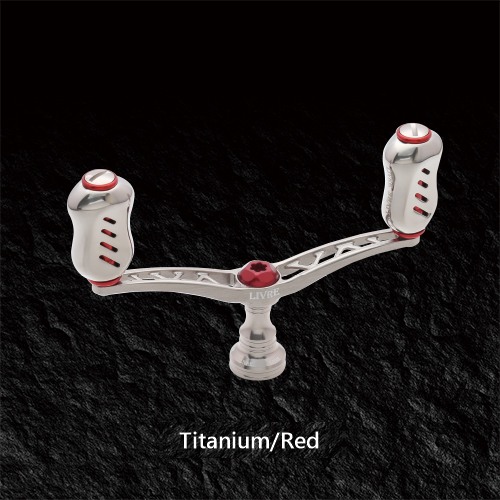 LIVRE WING 100 double handle in Titanium/Red