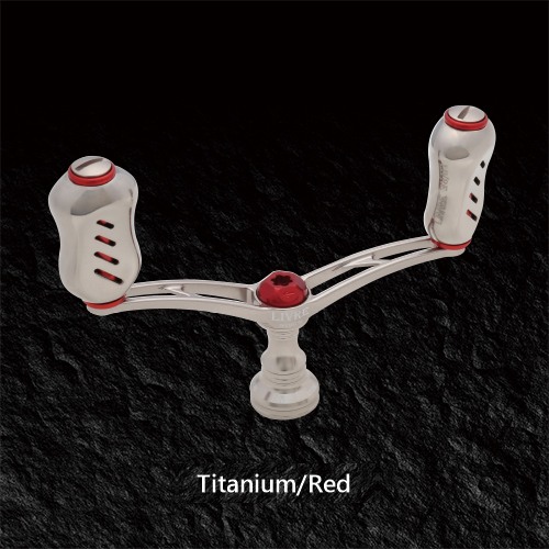 LIVRE WING 92 double handle in Titanium/Red