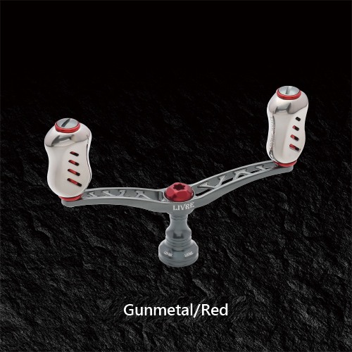 LIVRE WING 100 double handle in Gunmetal/Red