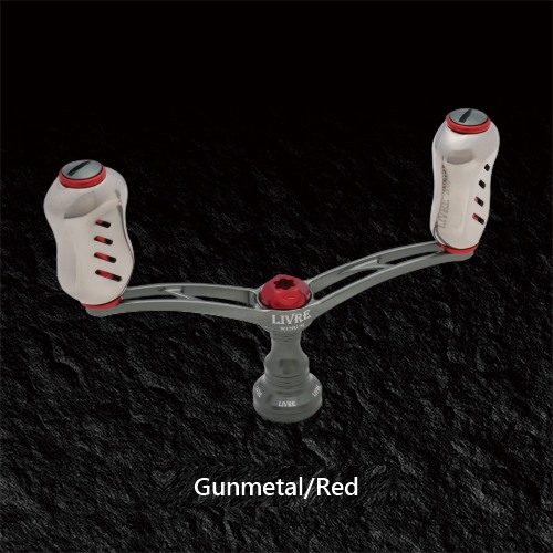 LIVRE WING 92 double handle in Gunmetal/Red