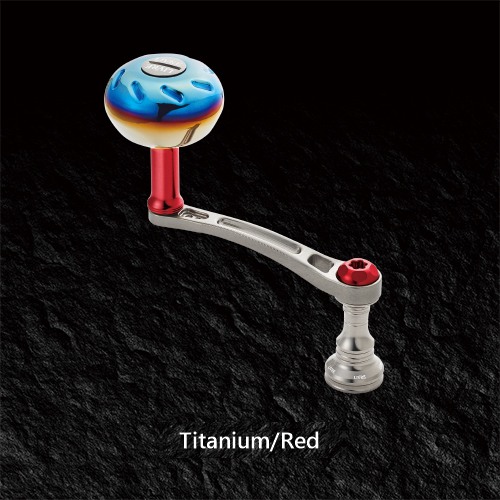 LIVRE Light Arm 65 single handle in Titanium/Red