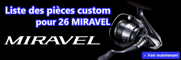 Liste des pièces custom pour 26 MIRAVEL