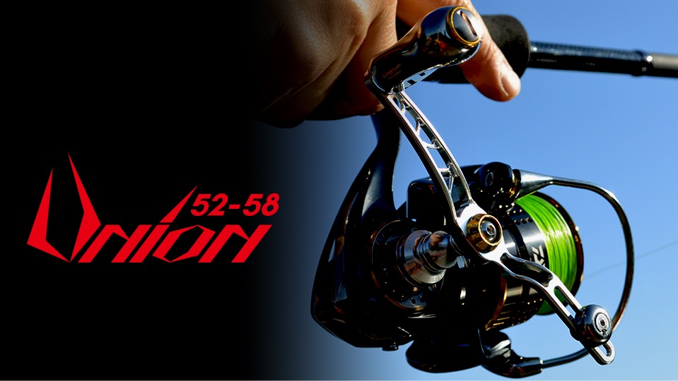 LIVRE UNION 52-58 single handle mounted on a spinning reel