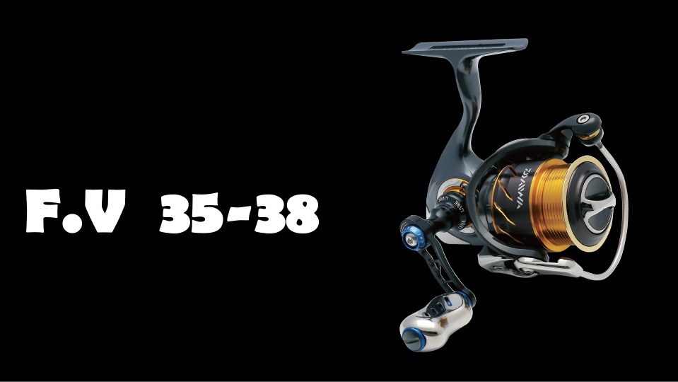 LIVRE F.V 35-38 variable pitch single handle mounted on a spinning reel