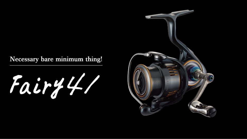 LIVRE Fairy 41 single handle mounted on a SHIMANO Vanquish spinning reel