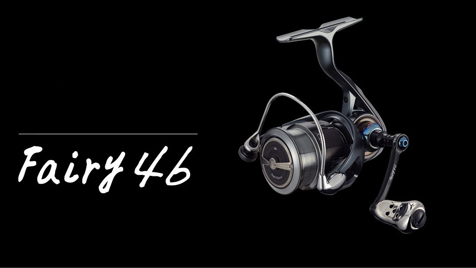 LIVRE Fairy 46 single handle mounted on a spinning reel