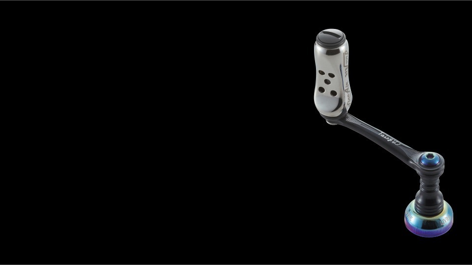 LIVRE Fairy 41 single handle with the Fino Air titanium knob and an aurora skirt