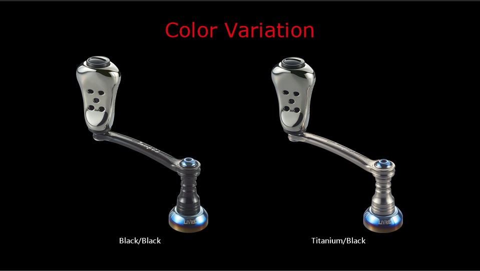 LIVRE Fairy 46 color variation: Black/Black and Titanium/Black