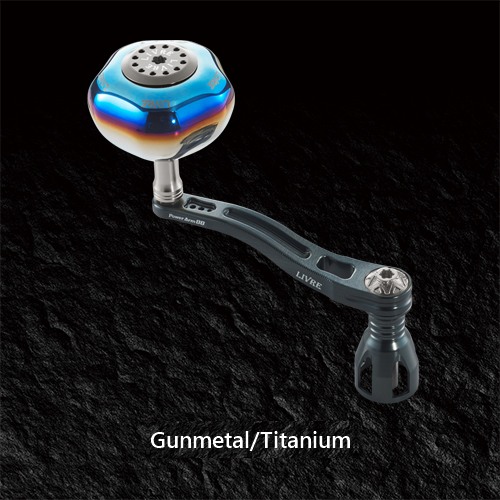 LIVRE Power Arm 88 power handle in Gunmetal/Titanium