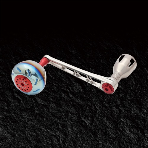 LIVRE POWER 98 power handle in Titanium/Red
