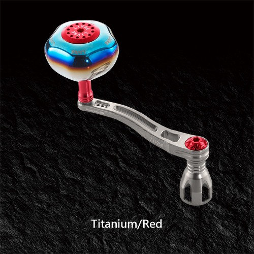 LIVRE Power Arm 88 power handle in Titanium/Red