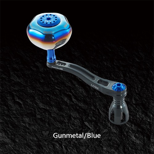 LIVRE Power Arm 88 power handle in Gunmetal/Blue