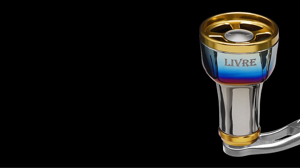 LIVRE Fortissimo air thin-walled hollow titanium knob on the CRANK 100 ff air