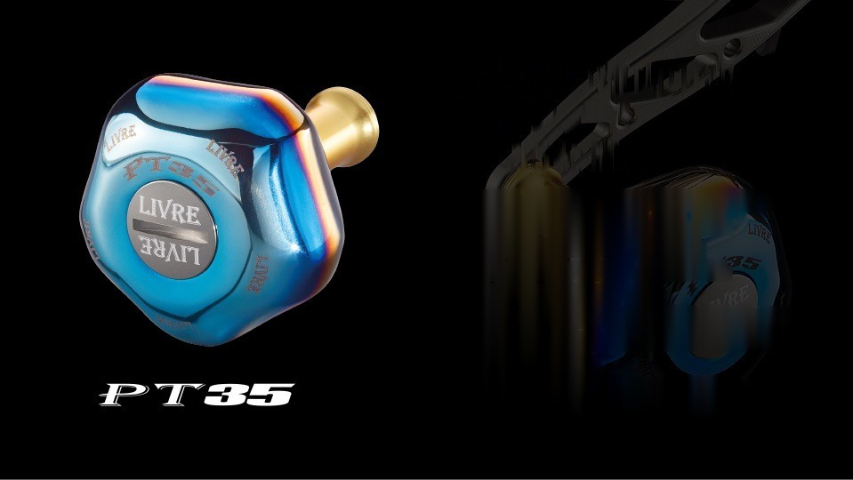 LIVRE PT 35 pentagonal thin-walled hollow titanium knob