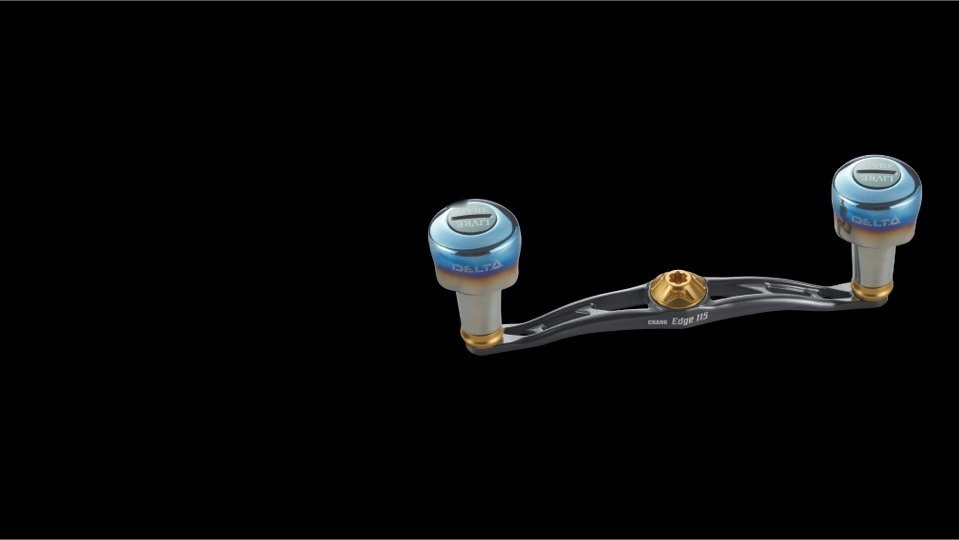 LIVRE CRANK Edge 115 double handle with the DELTA knob