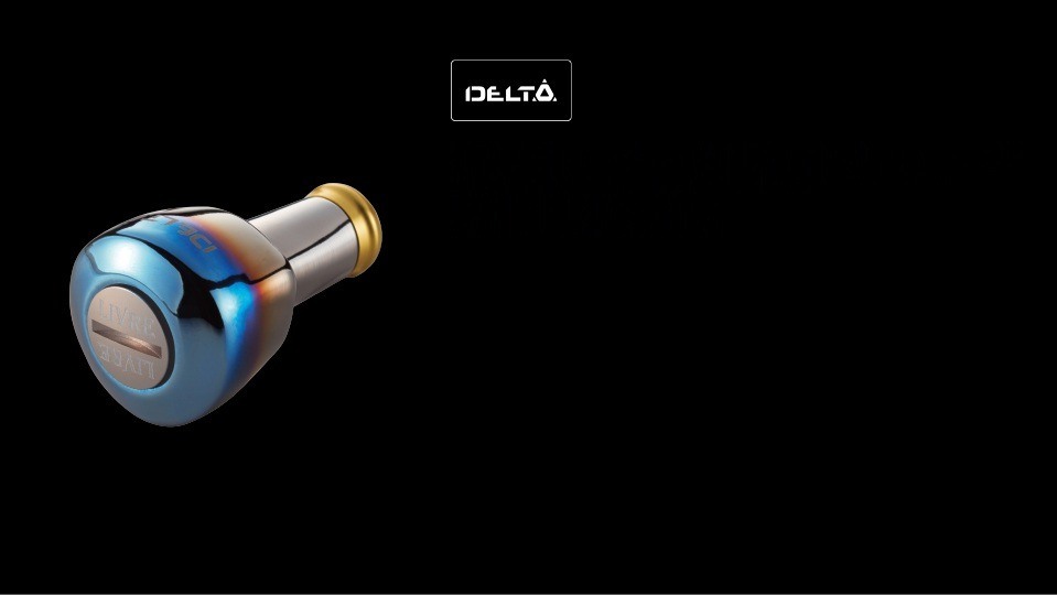 LIVRE DELTA triangular thin-walled hollow titanium knob