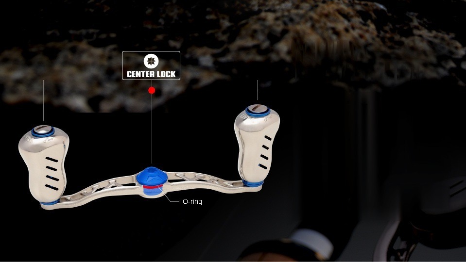 LIVRE CRANK Feather 110 center lock system: the center nut with an O-ring sits in the center of the plate