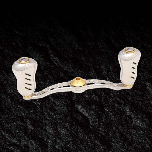 LIVRE CRANK Feather 110 double handle in Titanium/Gold