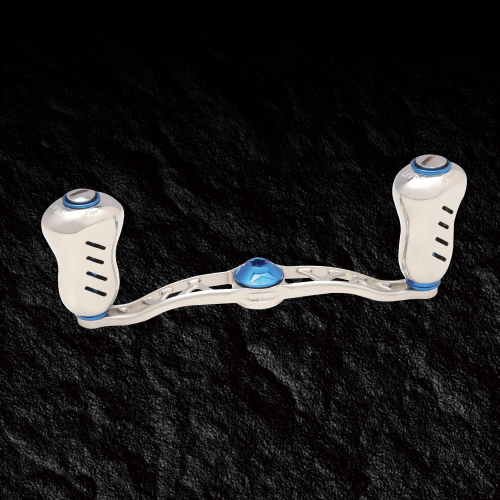 LIVRE CRANK Feather 110 double handle in Titanium/Blue
