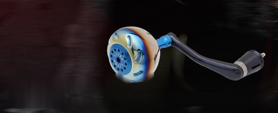 LIVRE EP50 mounted on a reel handle