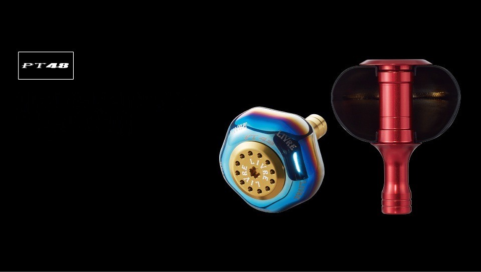 LIVRE PT 48 thin-walled hollow titanium knob and its cross-section