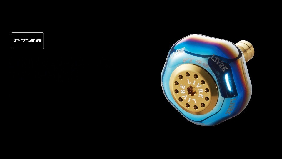 LIVRE PT 48 thin-walled hollow titanium knob