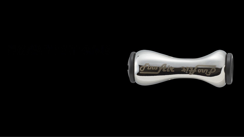 LIVRE Fino Air titanium handle knob, side view
