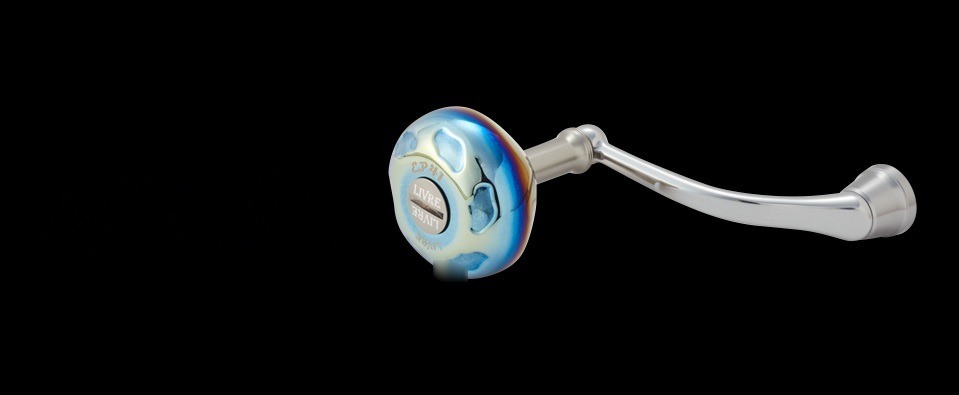 LIVRE EP41 mounted on a genuine reel handle