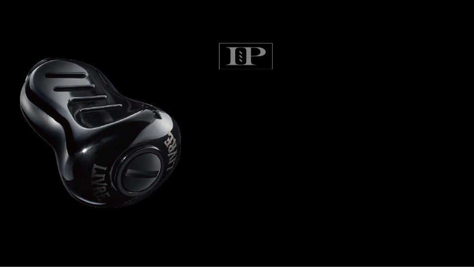LIVRE Fino+ titanium knob with black ion plating
