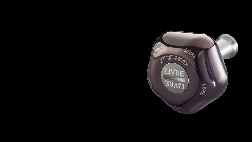 LIVRE PT35 titanium handle knob: pinch, grip, grip hard: endless versatility, given shape